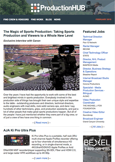 Be in our Newsletter