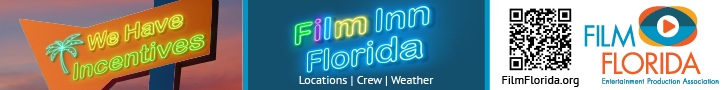Incentives to Film in Florida from FilmFlorida promoting FloridaCommerce offers a point-of-sale Sales Tax Exemption