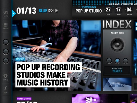 Sennheiser's New "Blue Stage" app for iPad Rocks 