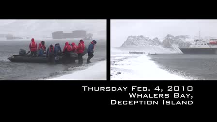 Snow Storm in Antarctica