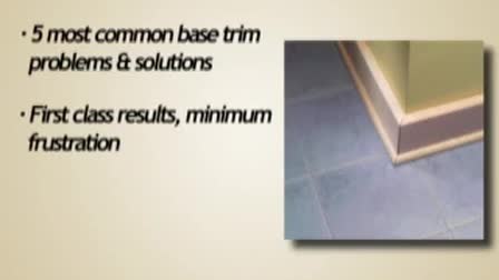 How to Install Baseboard Molding - Seg. 1