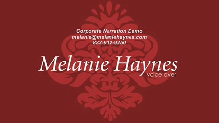 Melanie Haynes Narration Voice Over Demo