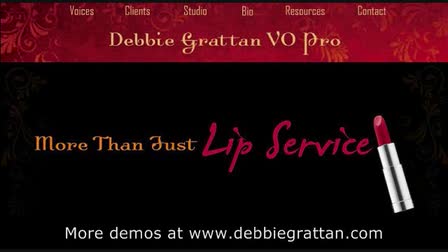 Debbie Grattan Voice Over Talent - Commercial Demo Reel