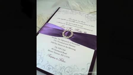 Royale Amethyst Invitations
