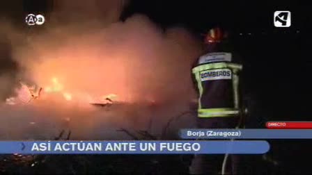 ENG Aragon TV Programme Aragon en Abierto Live Demo Bombers at work