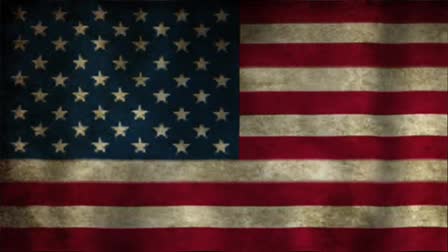 Waving American Flag