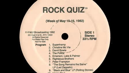 ROCK QUIZ (radio spot)