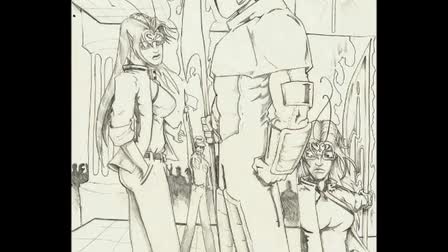 Content storyboard work from various Losttime Comics series.
