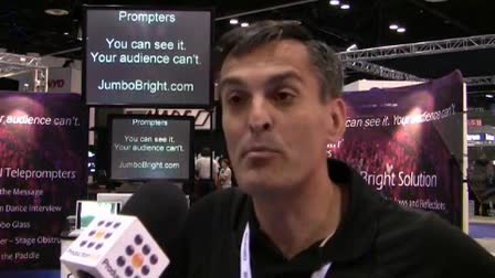 Jumbo Bright Prompters - InfoComm 2009