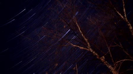 Meteor Shower Time-lapse on Canon 5D