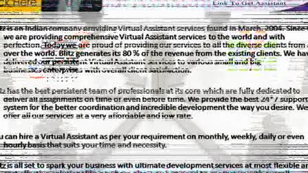 personal assistant services, online virtual assistant