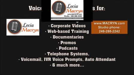 COMMERCIALS - VOICE-OVER DEMO