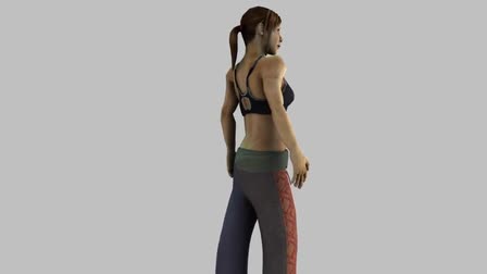 Female Character Turn Around