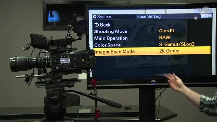 At the Bench: Sony F55 2K Center Scan Mode