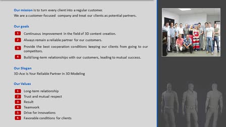 3D-Ace: 3D Modeling, Animation, Visualization