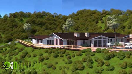 3d Exterior - Interior Interactive walkthrough with Architectural Animation