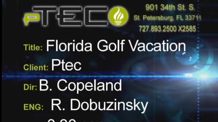 Florida Golf Vacation :30 SEC