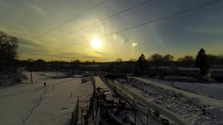 Cinemaflight.com RC Aerial Video Flying in the Snow