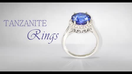 Tanzanite Ring - Beautiful Lighting Glow Video of