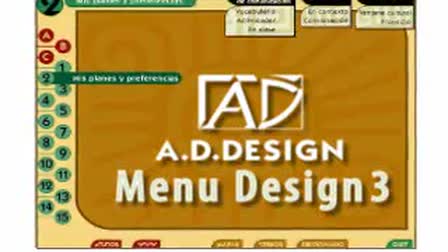A.D. DESIGN Menu Design samples