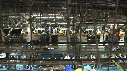 Honda plant timelapse on the line