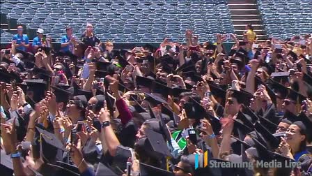 President Obama keynote address UC Irvine 2014 @ Angel Stadium