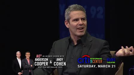 Anderson Cooper/Andy Cohen 2015 Tour Promo