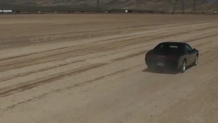 Dodge Challenger in the Desert Inspire 1