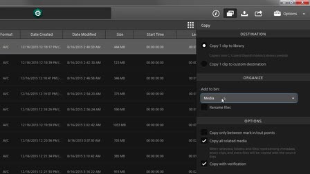 Basic media import with Catalyst Production Suite