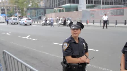 Protester Falls In Love With NYPD Lady Cop
