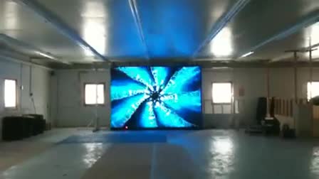 Soft LED video curtain