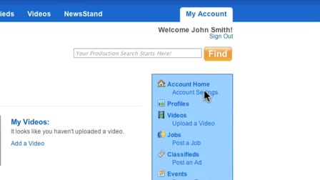 My account tutorial