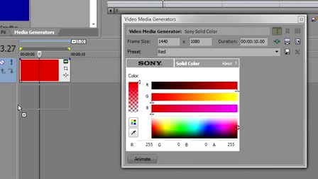 Video Compositing in Vegas Pro 10
